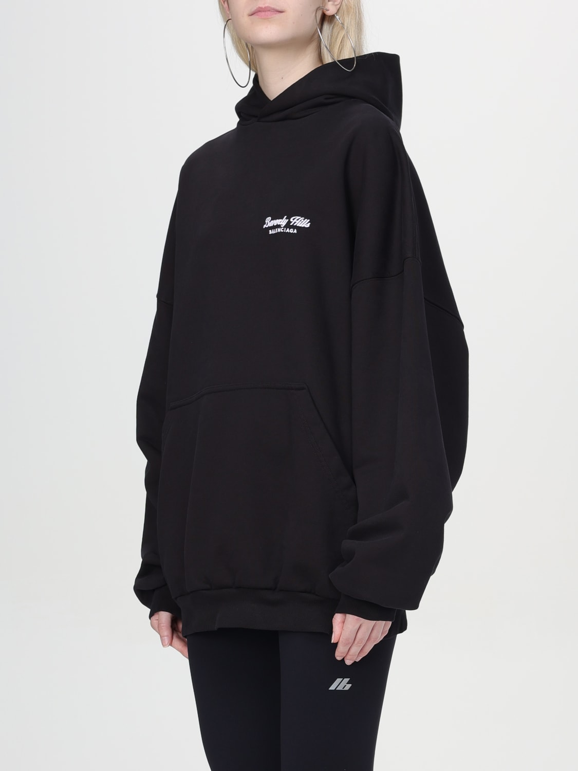 BALENCIAGA SWEATSHIRT: Sweatshirt damen Balenciaga, Schwarz - Img 4