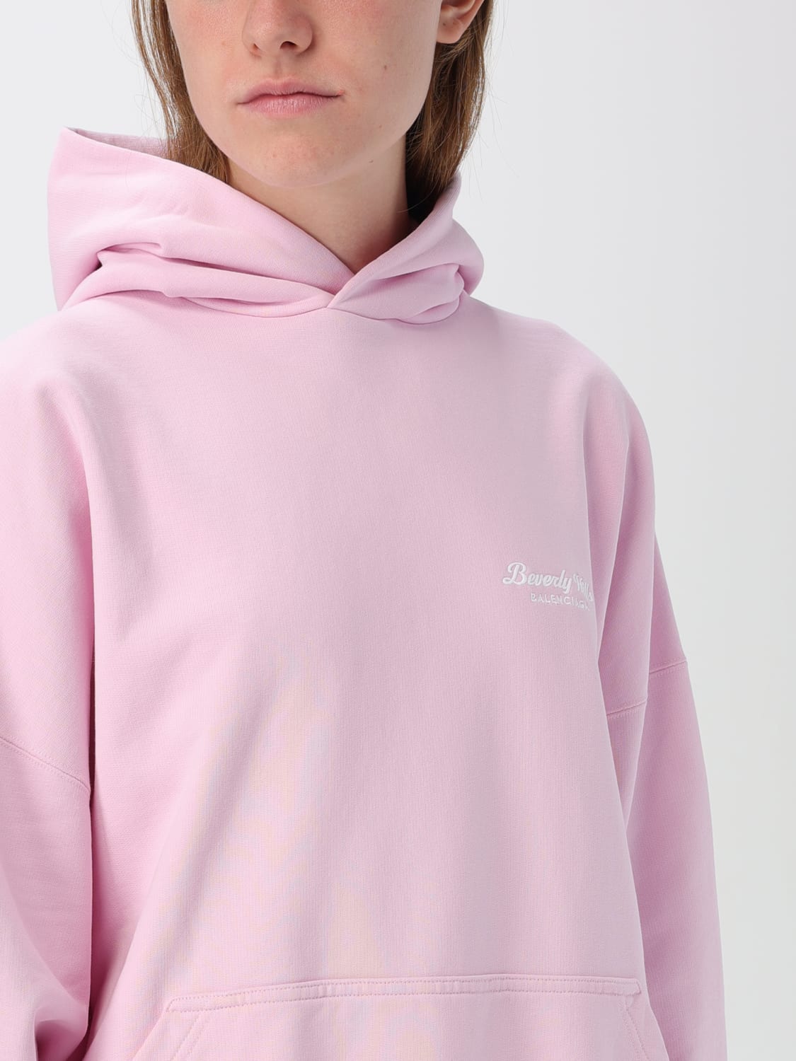 BALENCIAGA SWEATSHIRT: Sweatshirt damen Balenciaga, Pink - Img 5