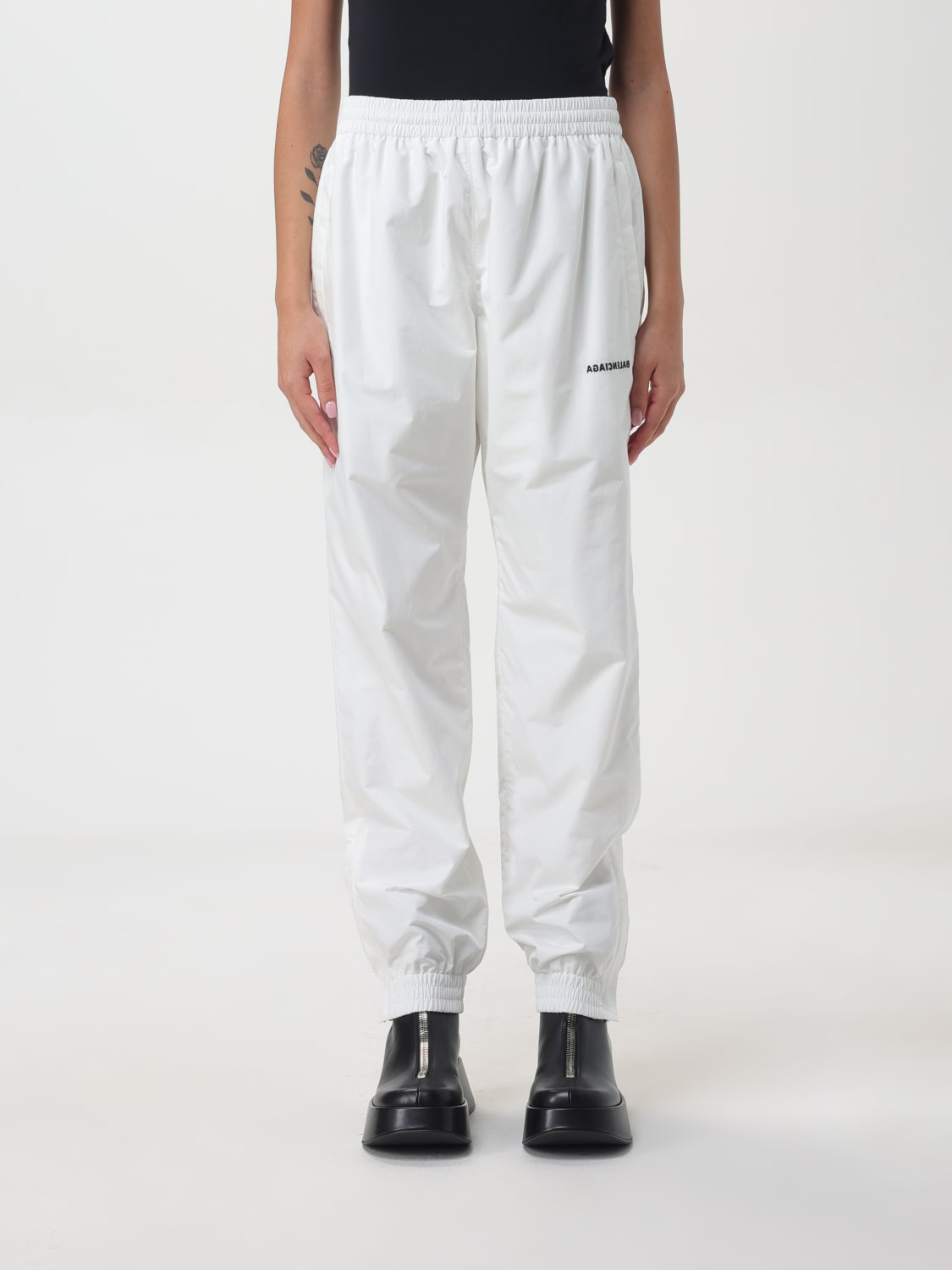 BALENCIAGA PANTALON: Pantalon femme Balenciaga, Blanc - Img 1