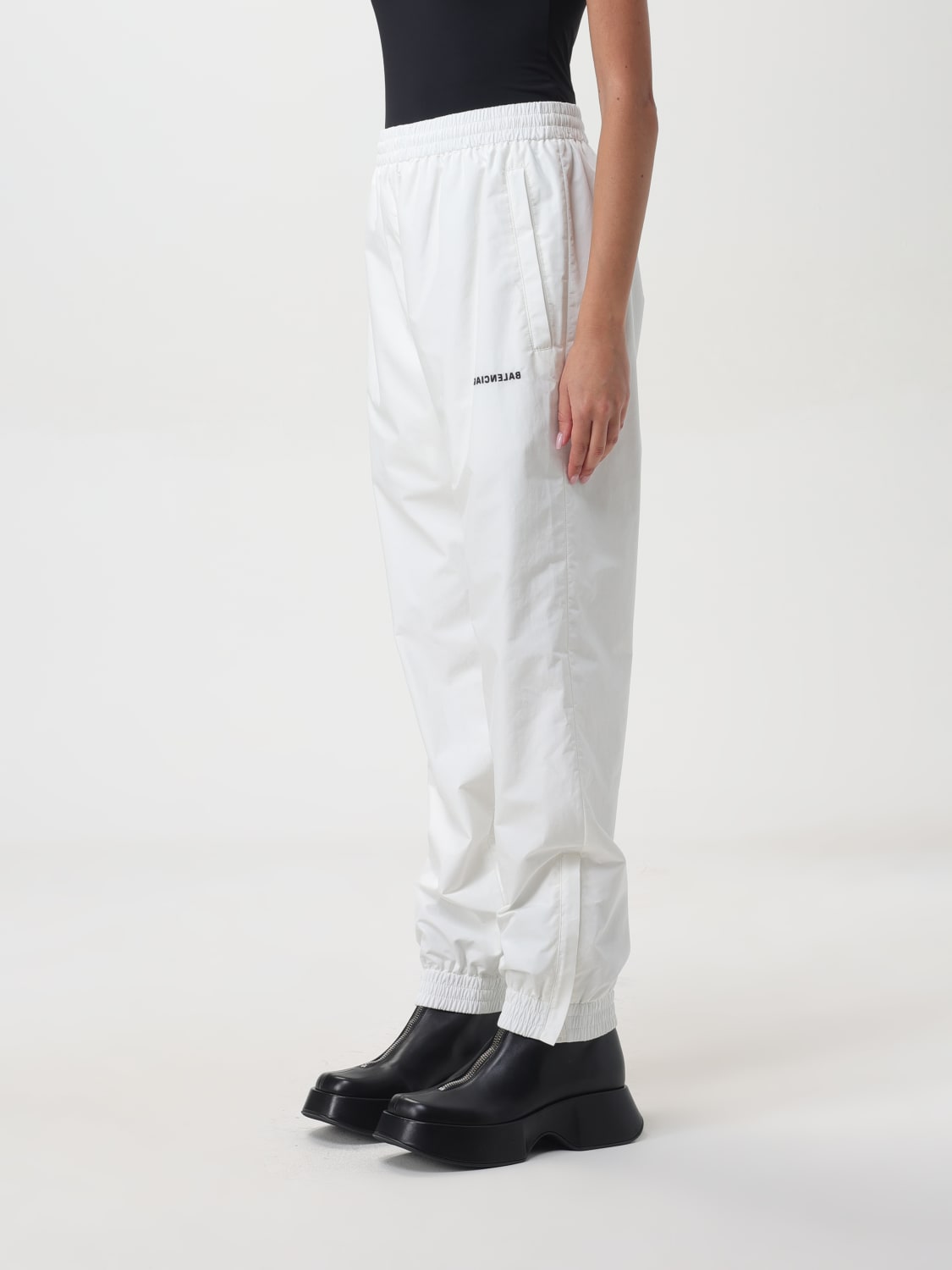 BALENCIAGA PANTALON: Pantalon femme Balenciaga, Blanc - Img 4