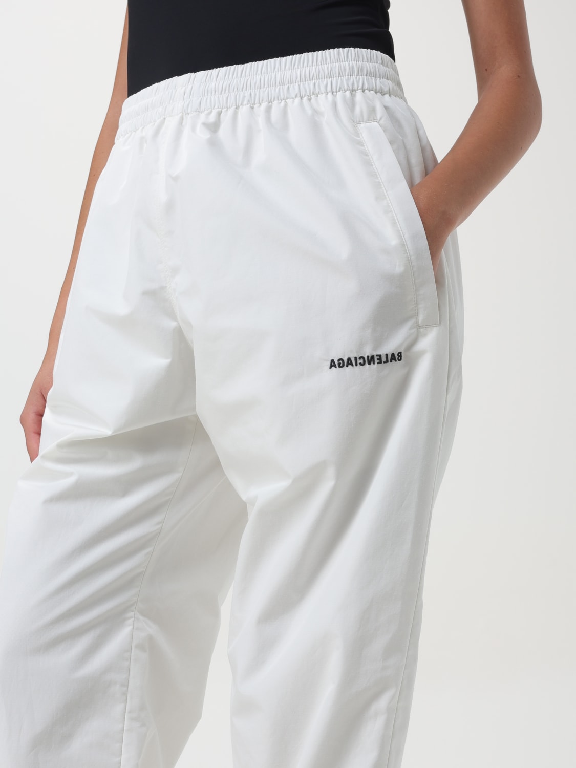 Balenciaga pants womens white online