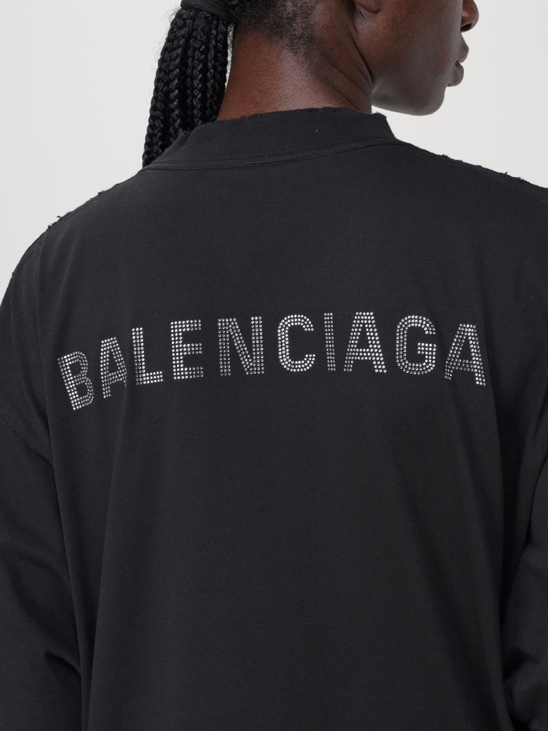 BALENCIAGA T-SHIRT: T-shirt woman Balenciaga, Black - Img 4