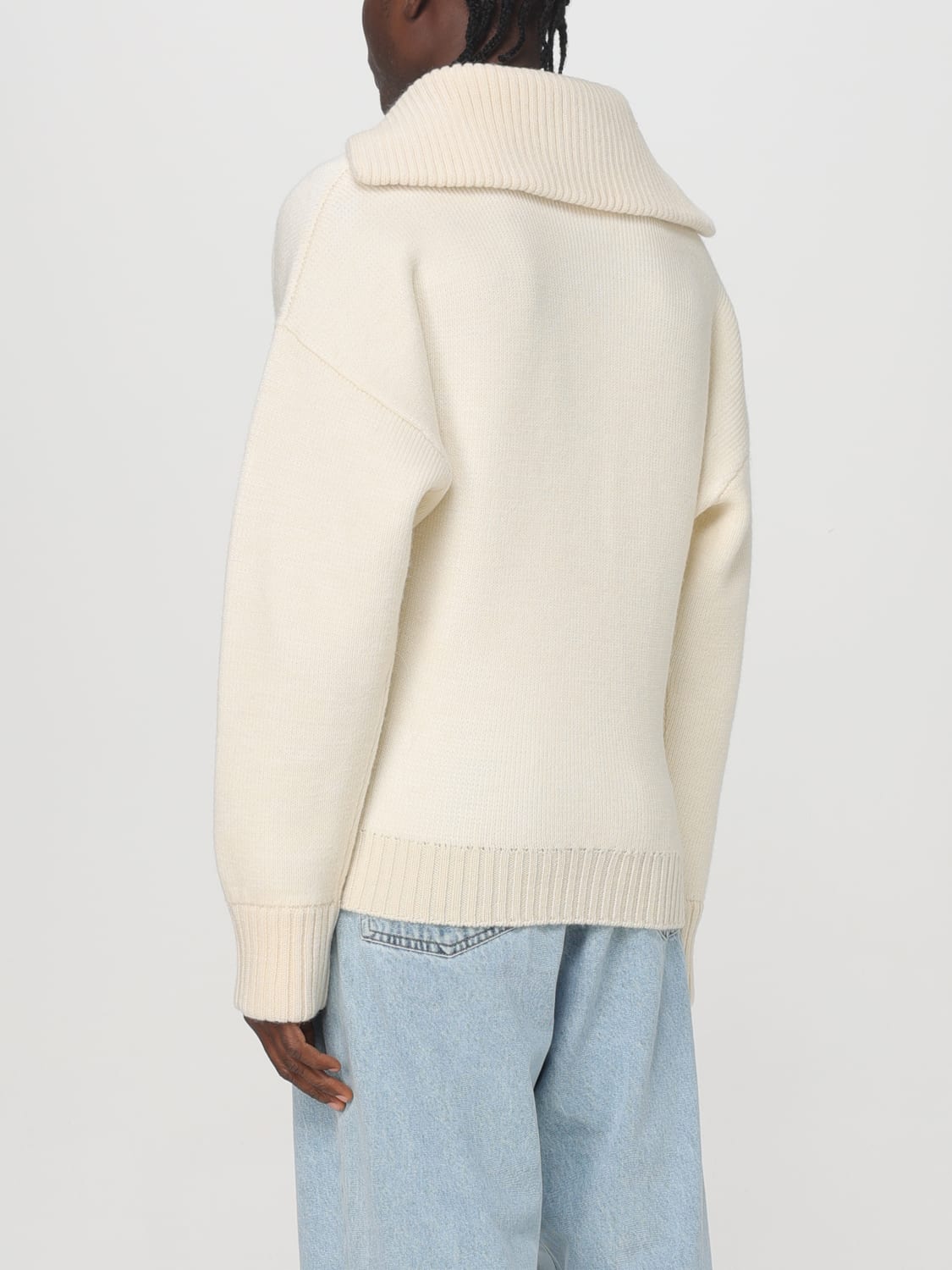 BOTTEGA VENETA SWEATER: Sweater men Bottega Veneta, Yellow Cream - Img 3