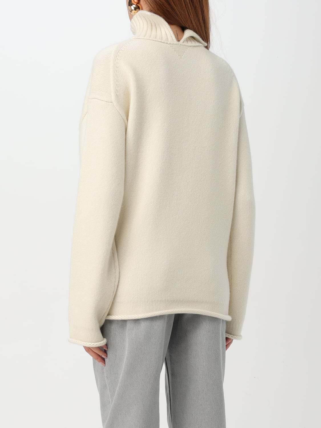 BOTTEGA VENETA PULLOVER: Pullover damen Bottega Veneta, Weiß - Img 3