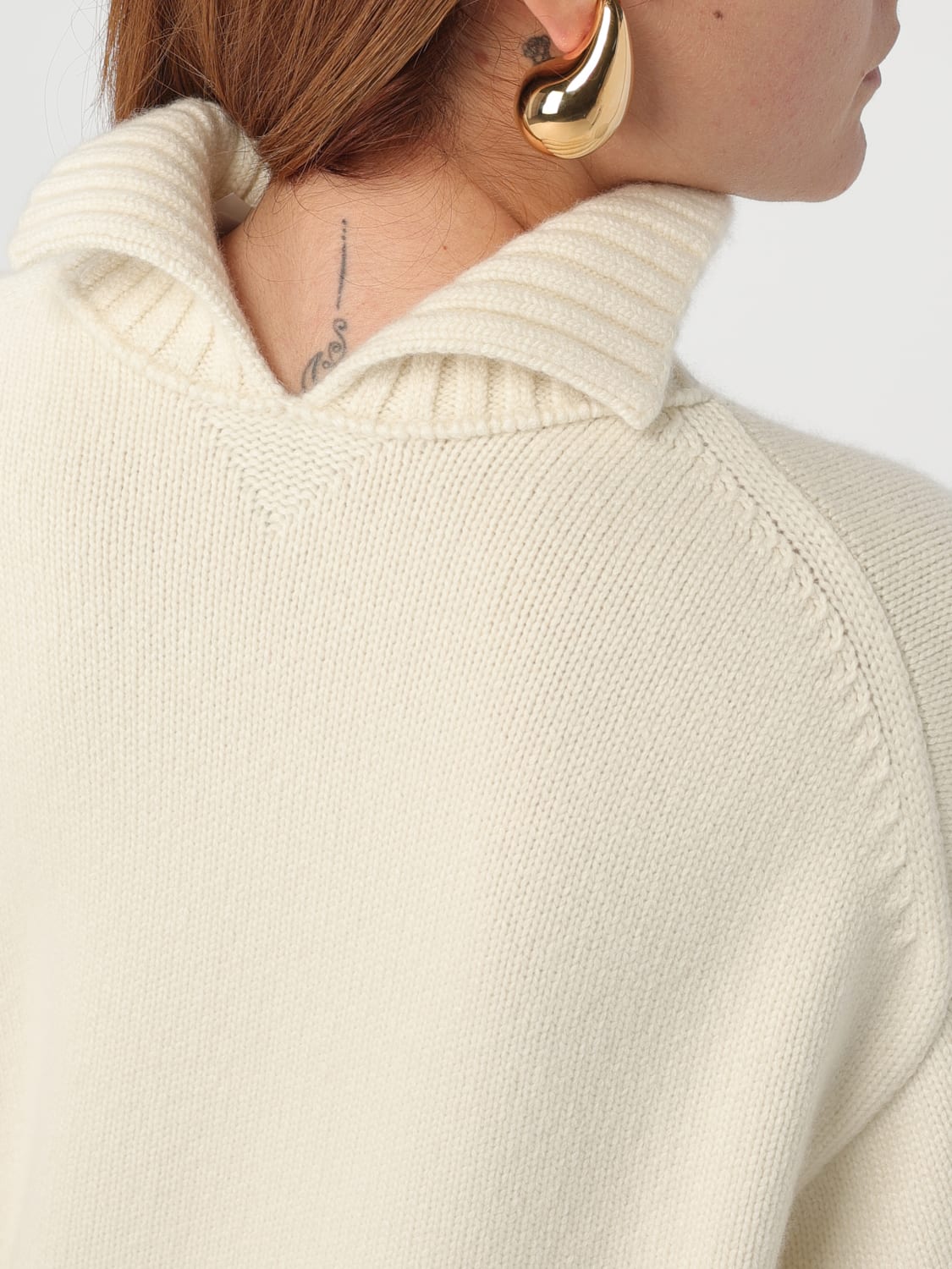 BOTTEGA VENETA PULLOVER: Pullover damen Bottega Veneta, Weiß - Img 5