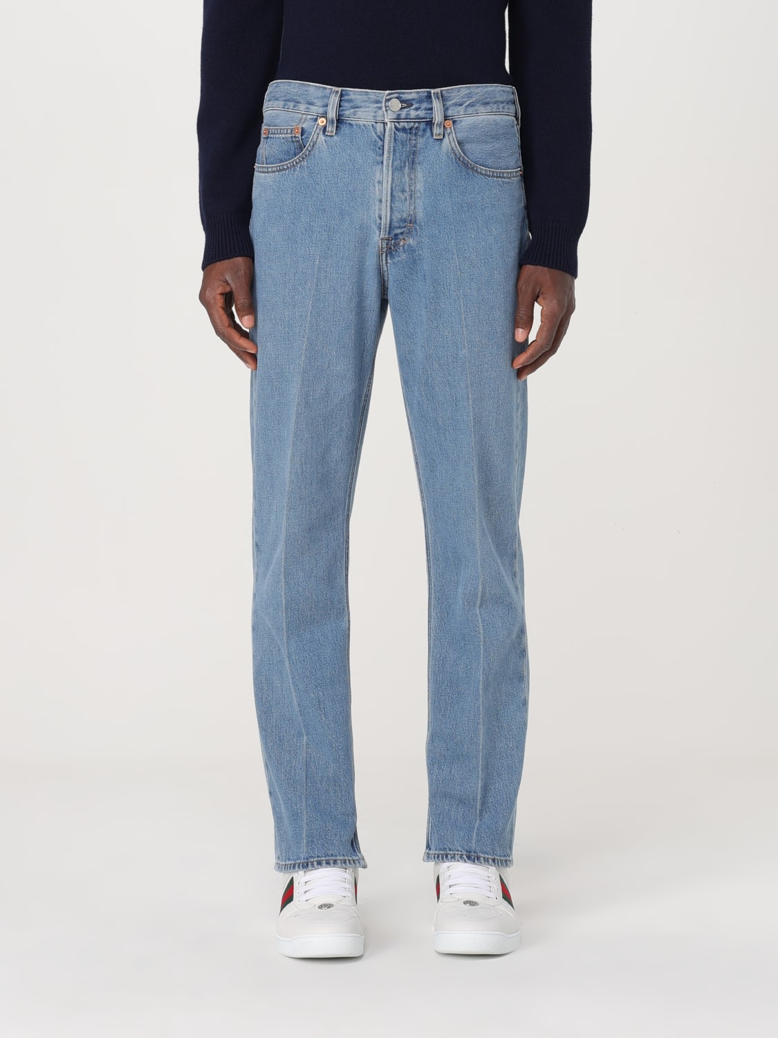 GUCCI JEANS: Jeans men Gucci, Denim - Img 1