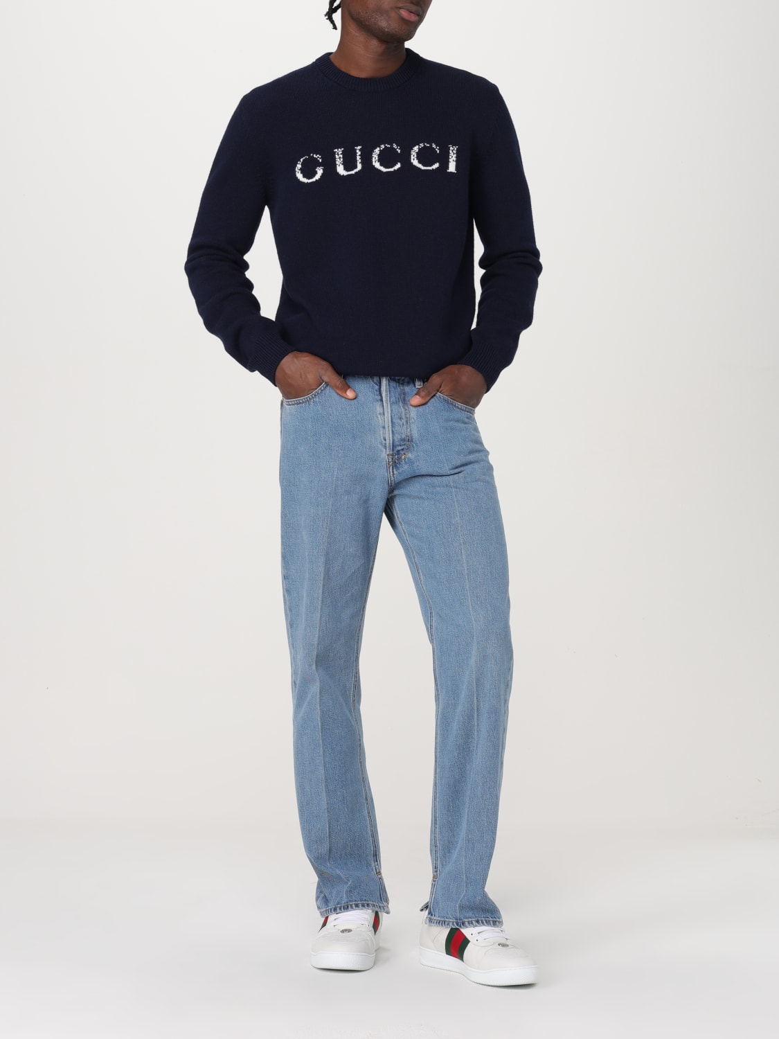 GUCCI JEANS: Jeans men Gucci, Denim - Img 2