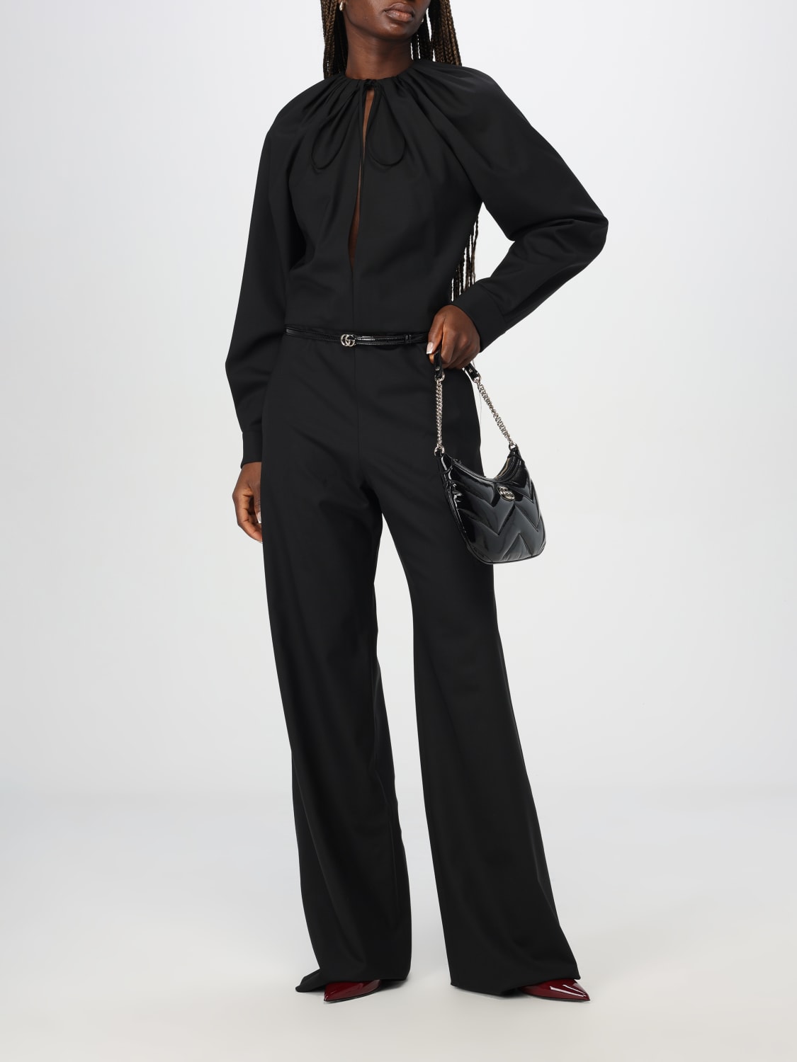 GUCCI JUMPSUIT: Kleider damen Gucci, Schwarz - Img 2