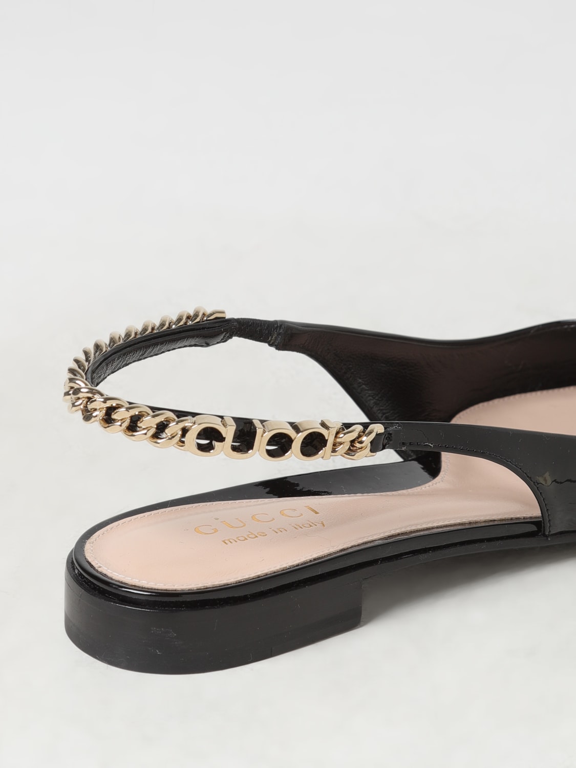 GUCCI BALLET FLATS: Shoes woman Gucci, Black - Img 4