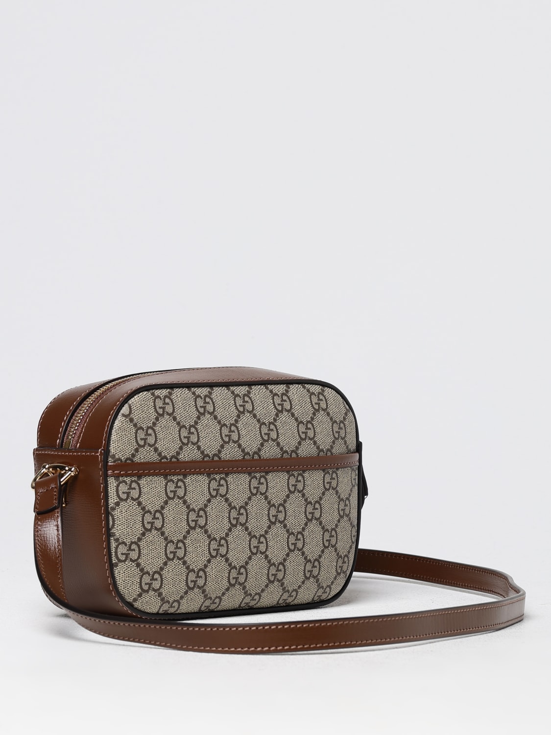 GUCCI MINI BAG: Shoulder bag woman Gucci, Beige - Img 3