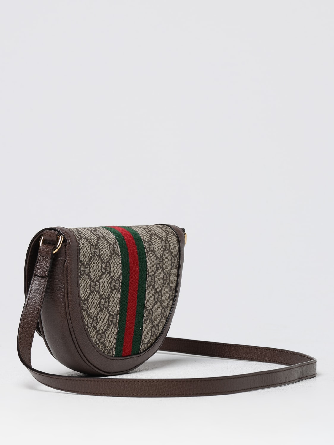 GUCCI MINI BAG: Shoulder bag woman Gucci, Beige - Img 3