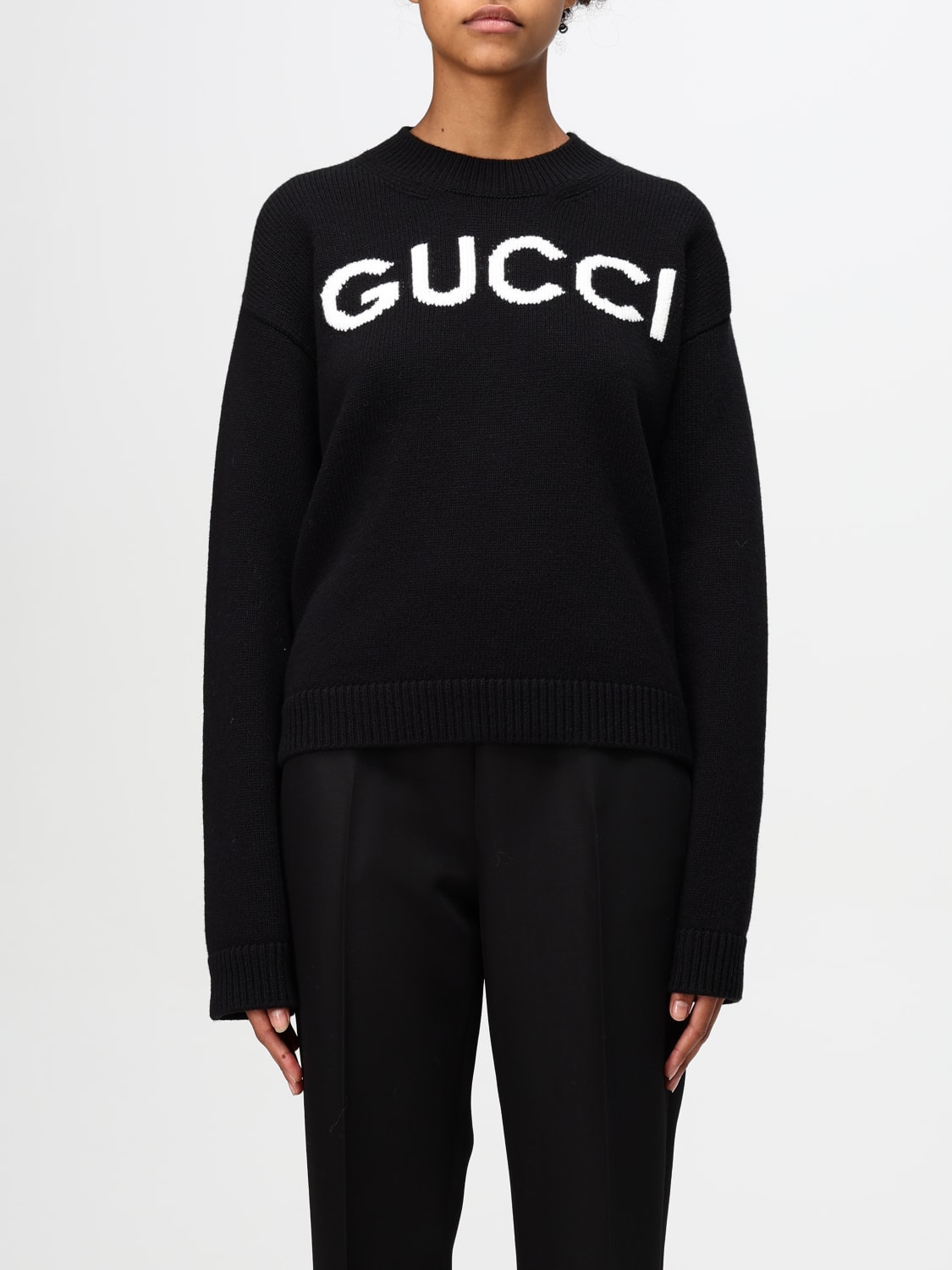 GUCCI SWEATER: Top woman Gucci, Black - Img 1