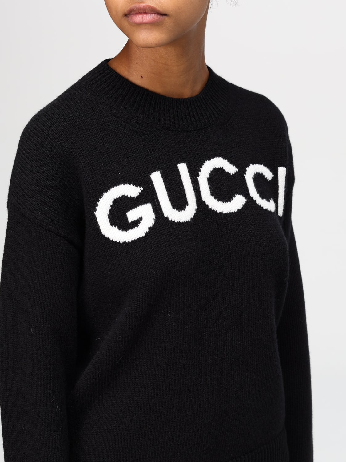 GUCCI SWEATER: Top woman Gucci, Black - Img 5