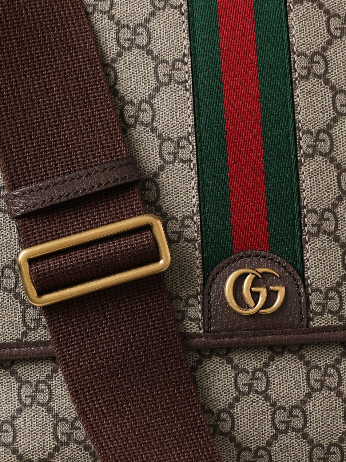 GUCCI 斜挎包: 手袋 男士 Gucci, 米色 - Img 4