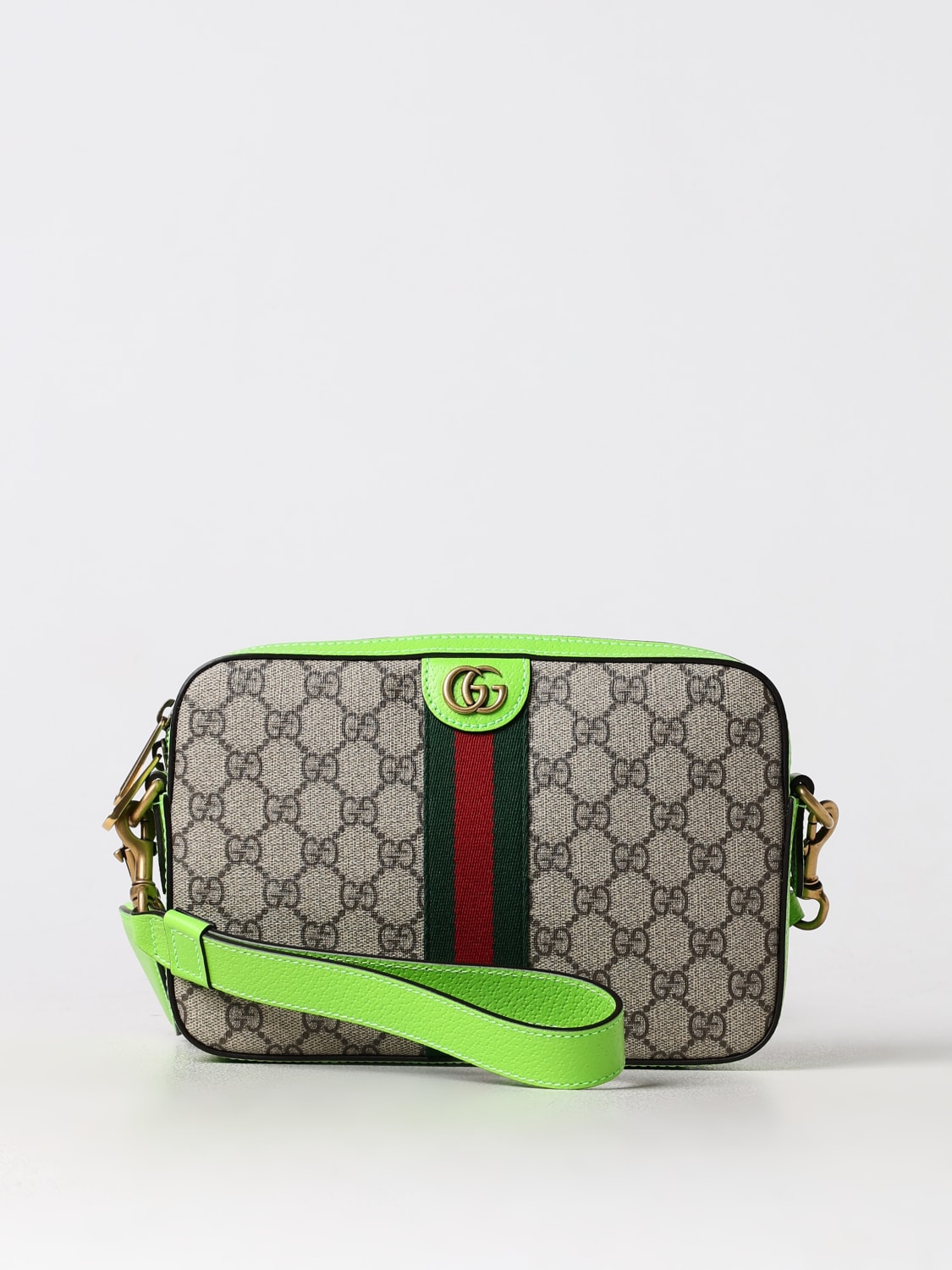 Giglio Borsa Ophidia Gucci in tessuto GG Supreme e pelle