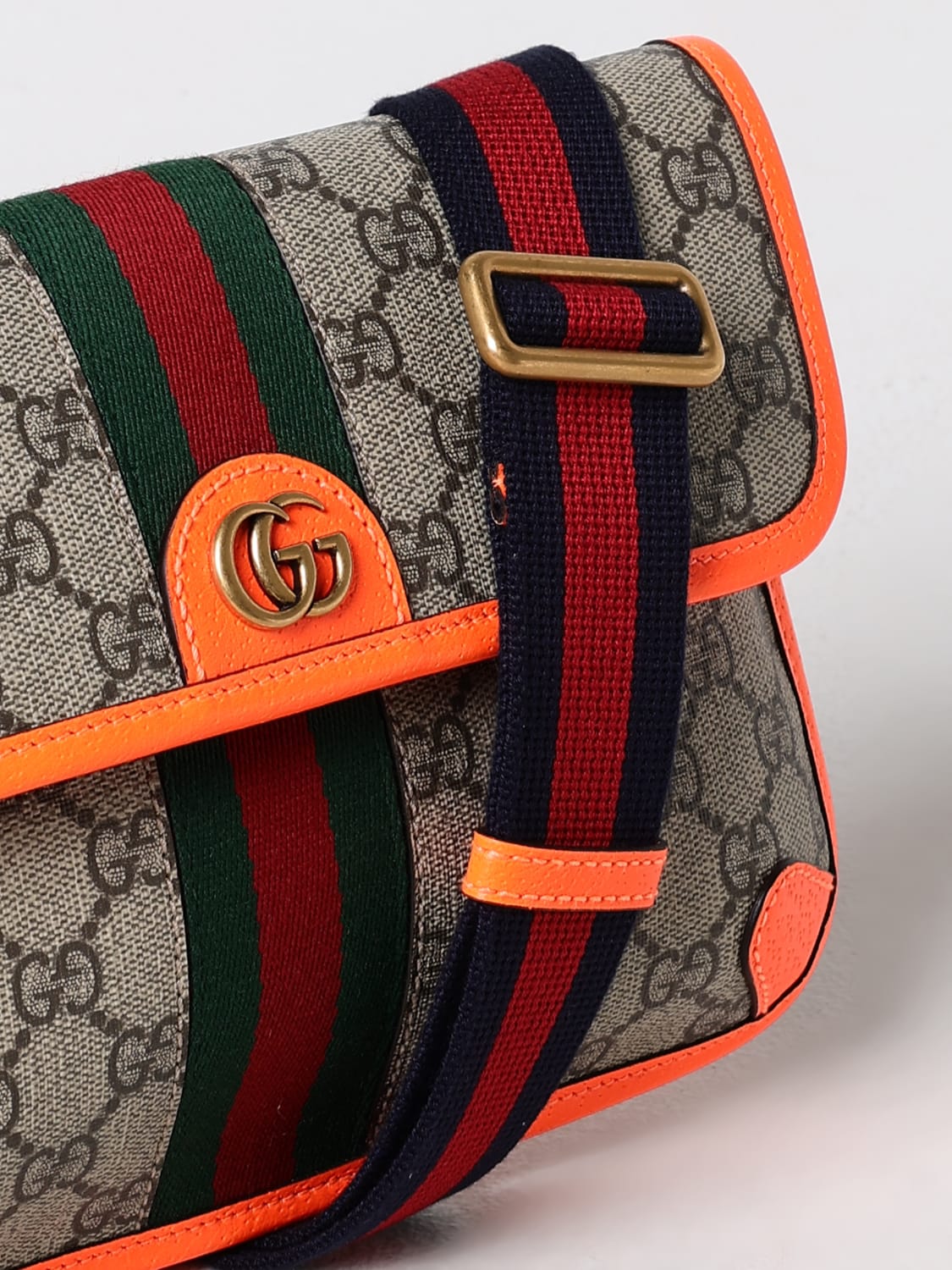 GUCCI RIÑONERAS: Bolsos hombre Gucci, Naranja - Img 3