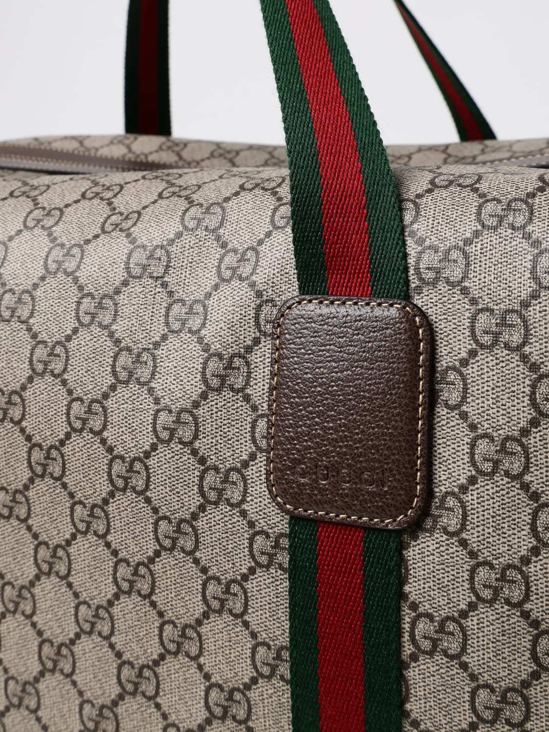 GUCCI TRAVEL BAG: Bags men Gucci, Beige - Img 4