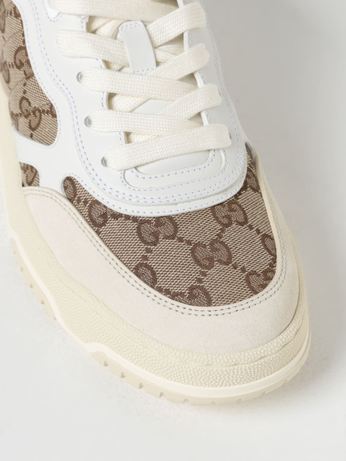 GUCCI SNEAKERS: Sneakers men Gucci, Beige - Img 4