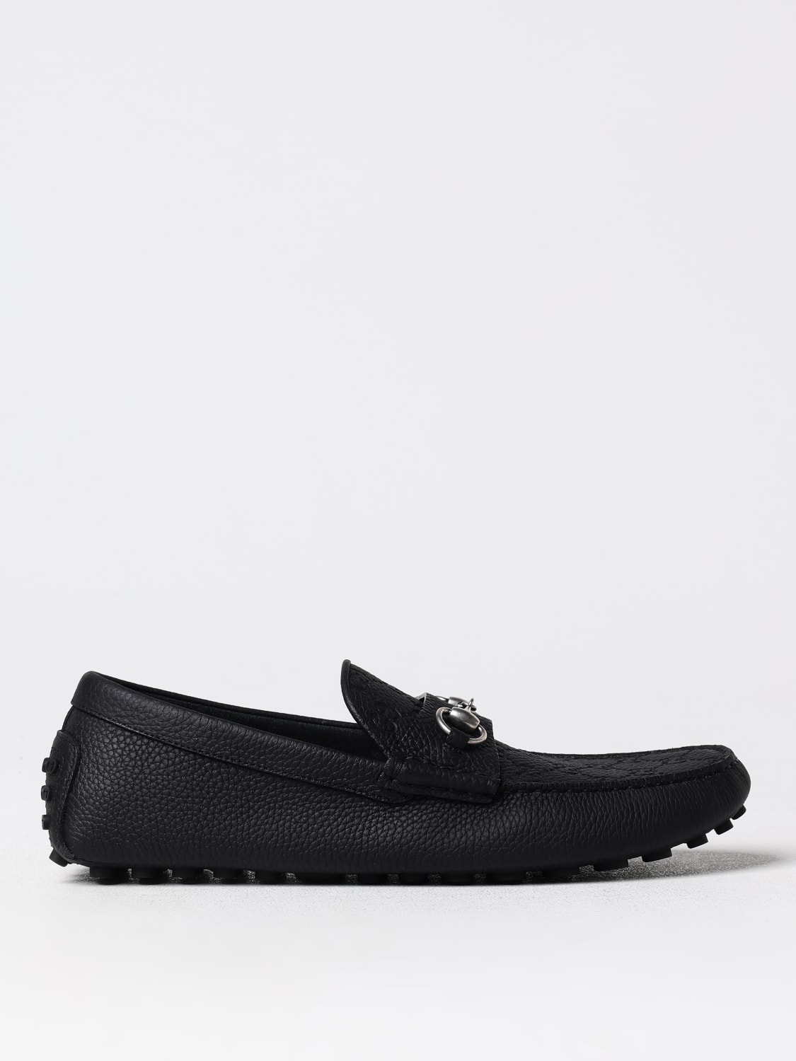 GUCCI MOCASSINS: Chaussures homme Gucci, Noir - Img 1