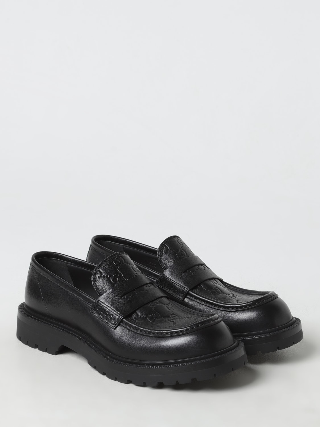 GUCCI MOCASINES: Zapatos hombre Gucci, Negro - Img 2