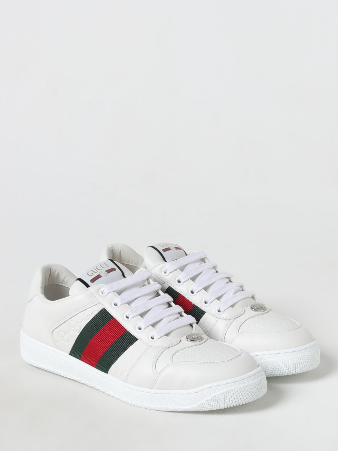 GUCCI SNEAKERS: Sneakers men Gucci, White - Img 2