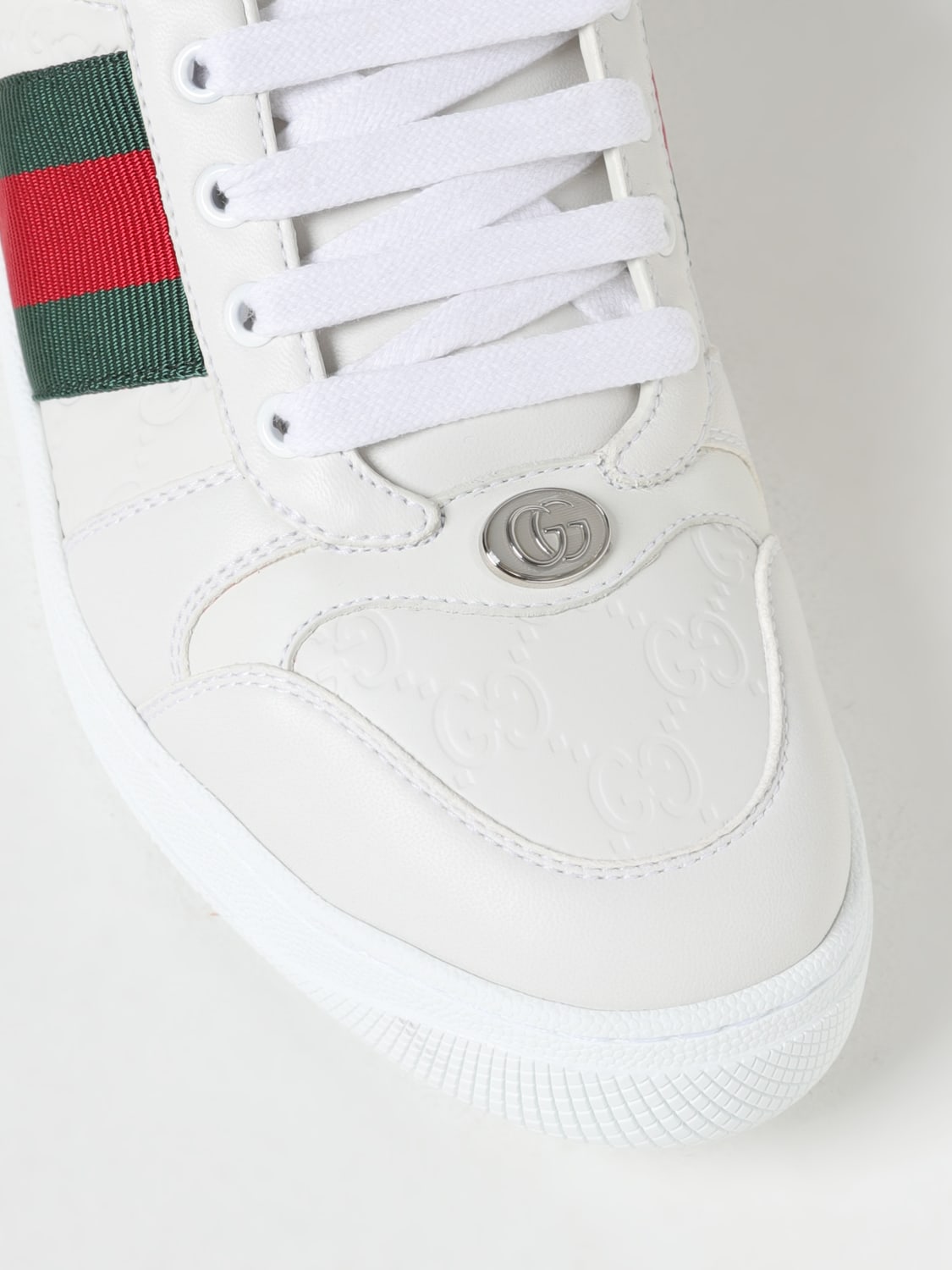 GUCCI SNEAKERS: Sneakers men Gucci, White - Img 4