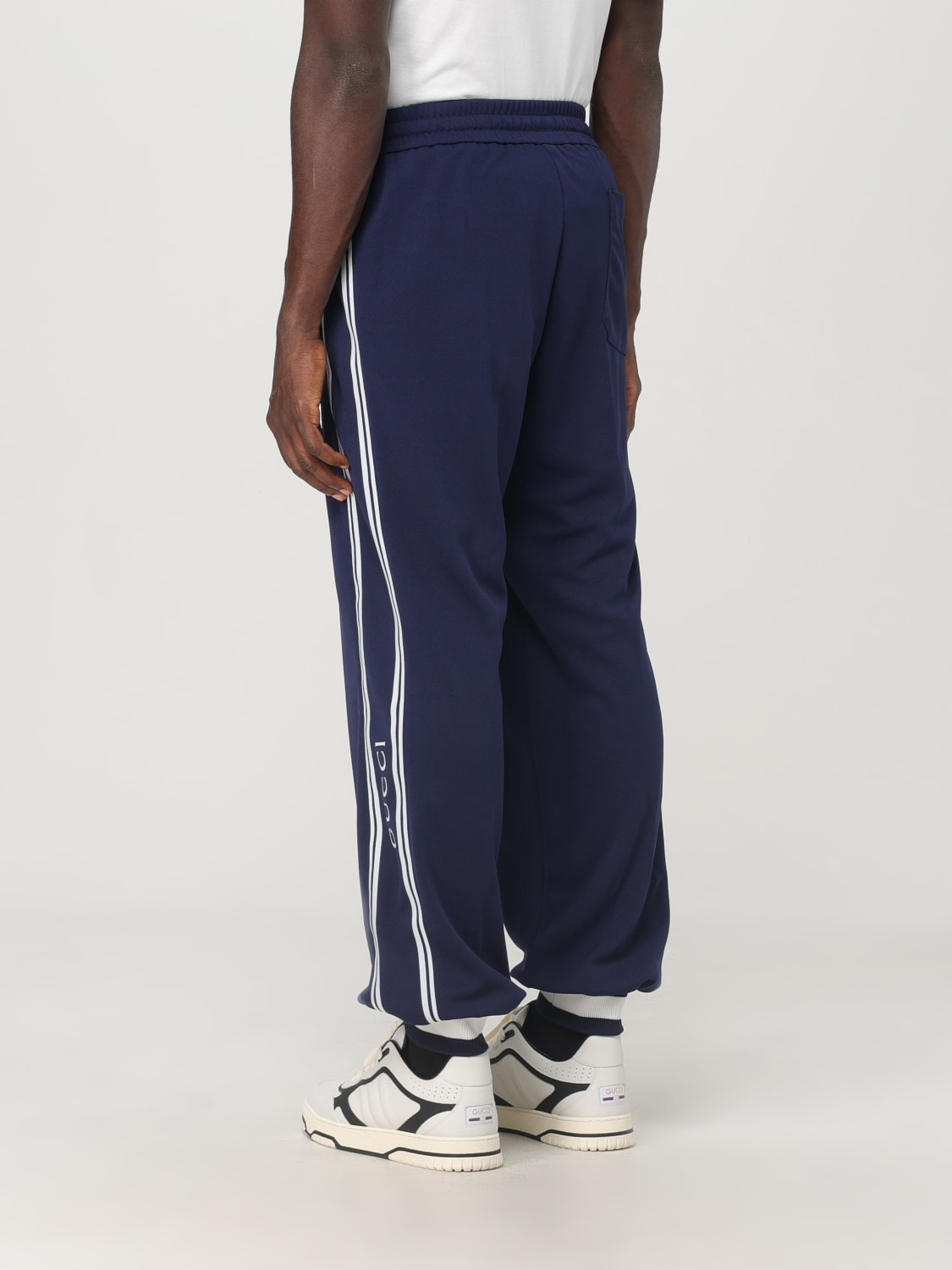 GUCCI PANTS: Pants men Gucci, Blue - Img 3