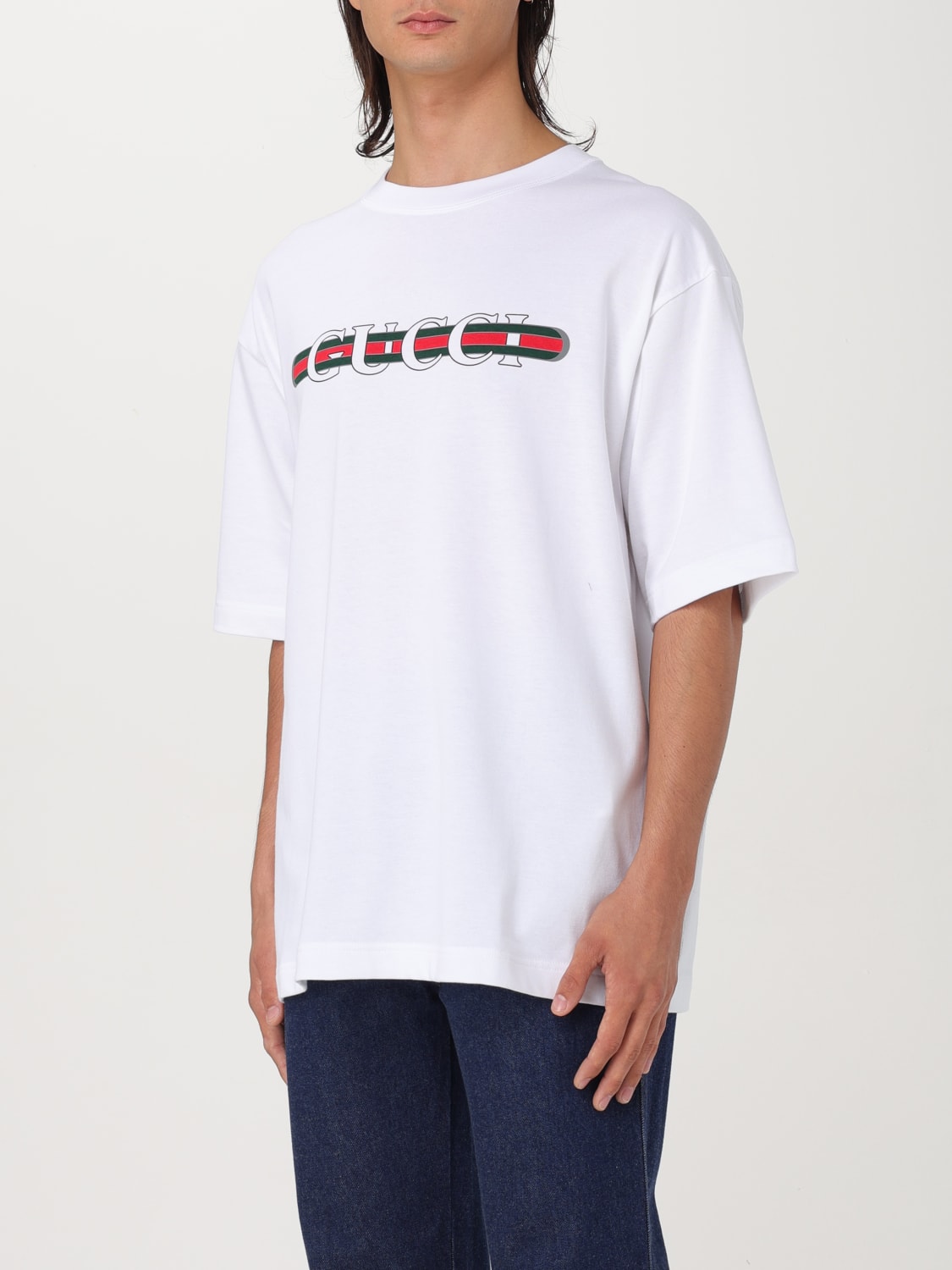 GUCCI T-SHIRT: T-shirt men Gucci, White - Img 4