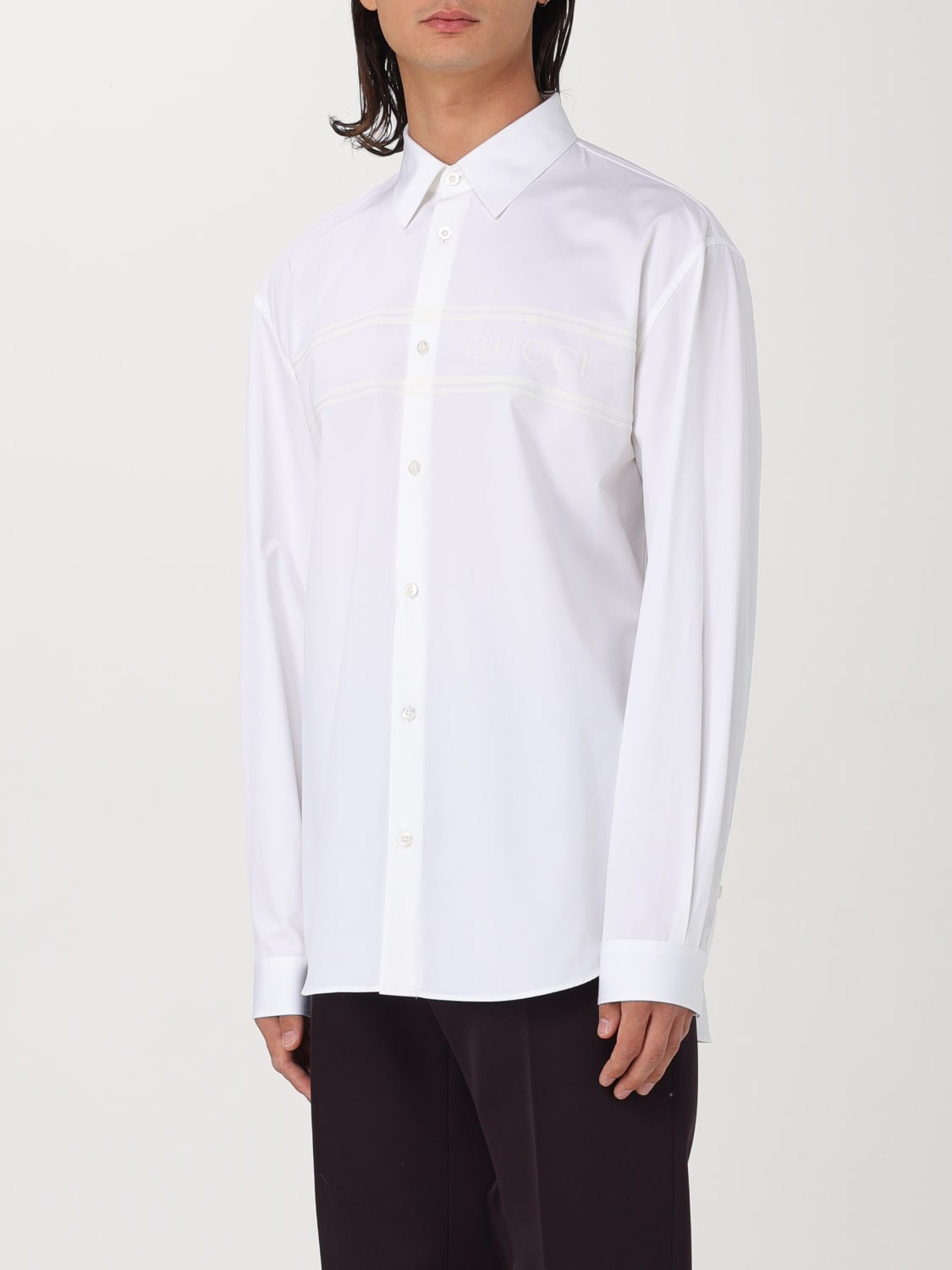 GUCCI CAMICIA: Shirt men Gucci, White - Img 4