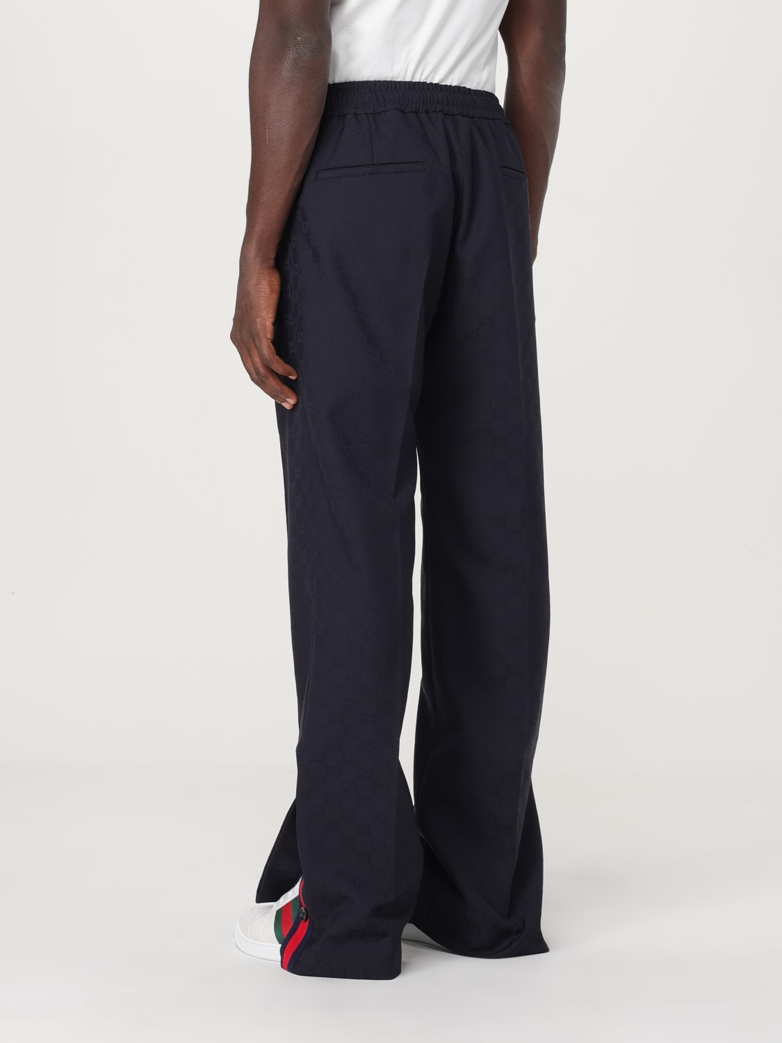 GUCCI PANTS: Pants men Gucci, Blue - Img 3