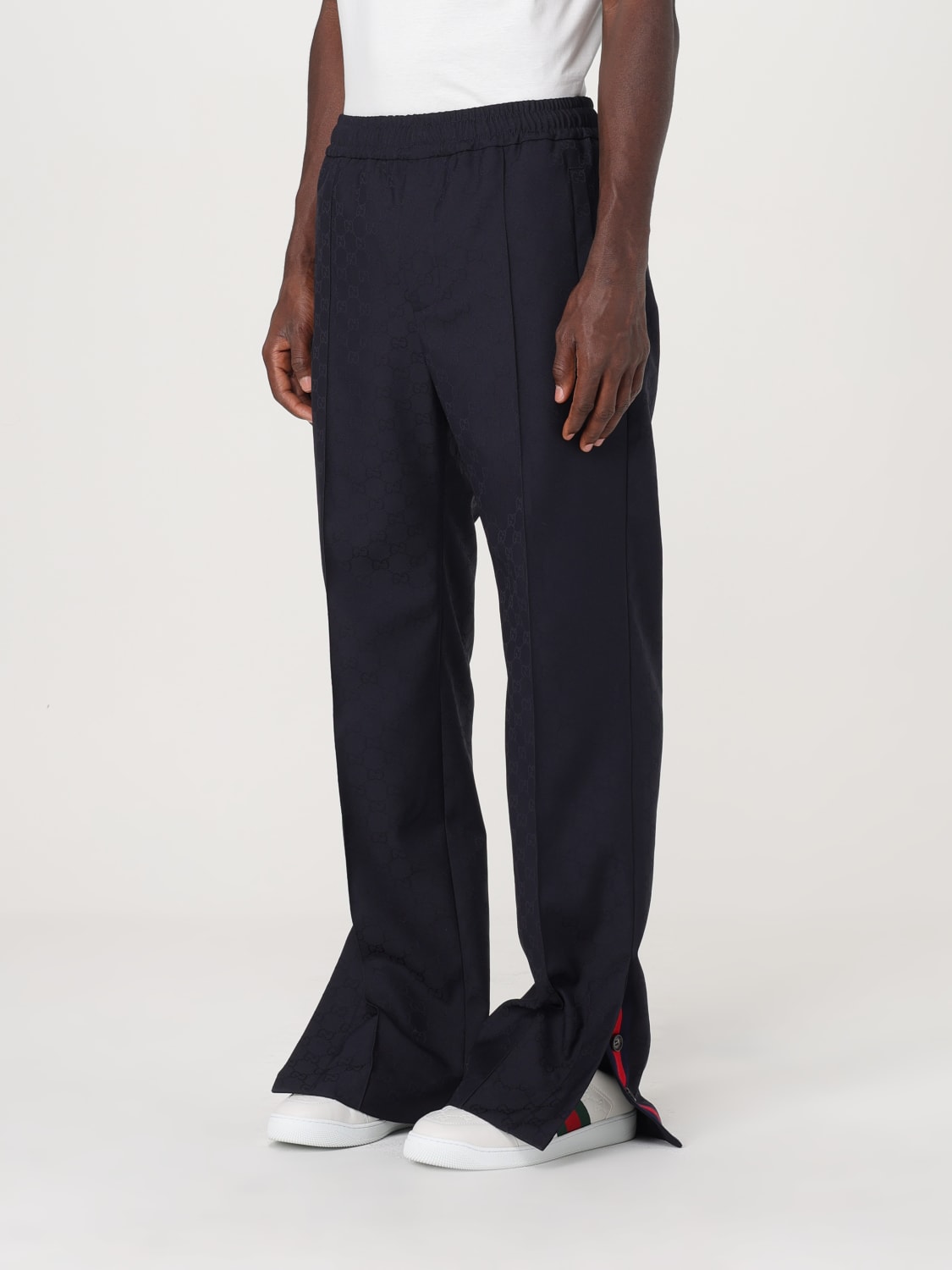 GUCCI PANTS: Pants men Gucci, Blue - Img 4