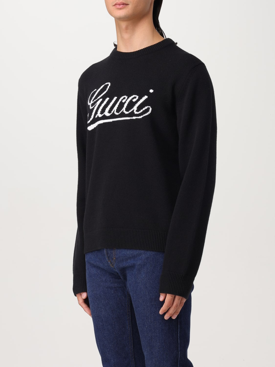 GUCCI SWEATER: Sweater men Gucci, Black - Img 4