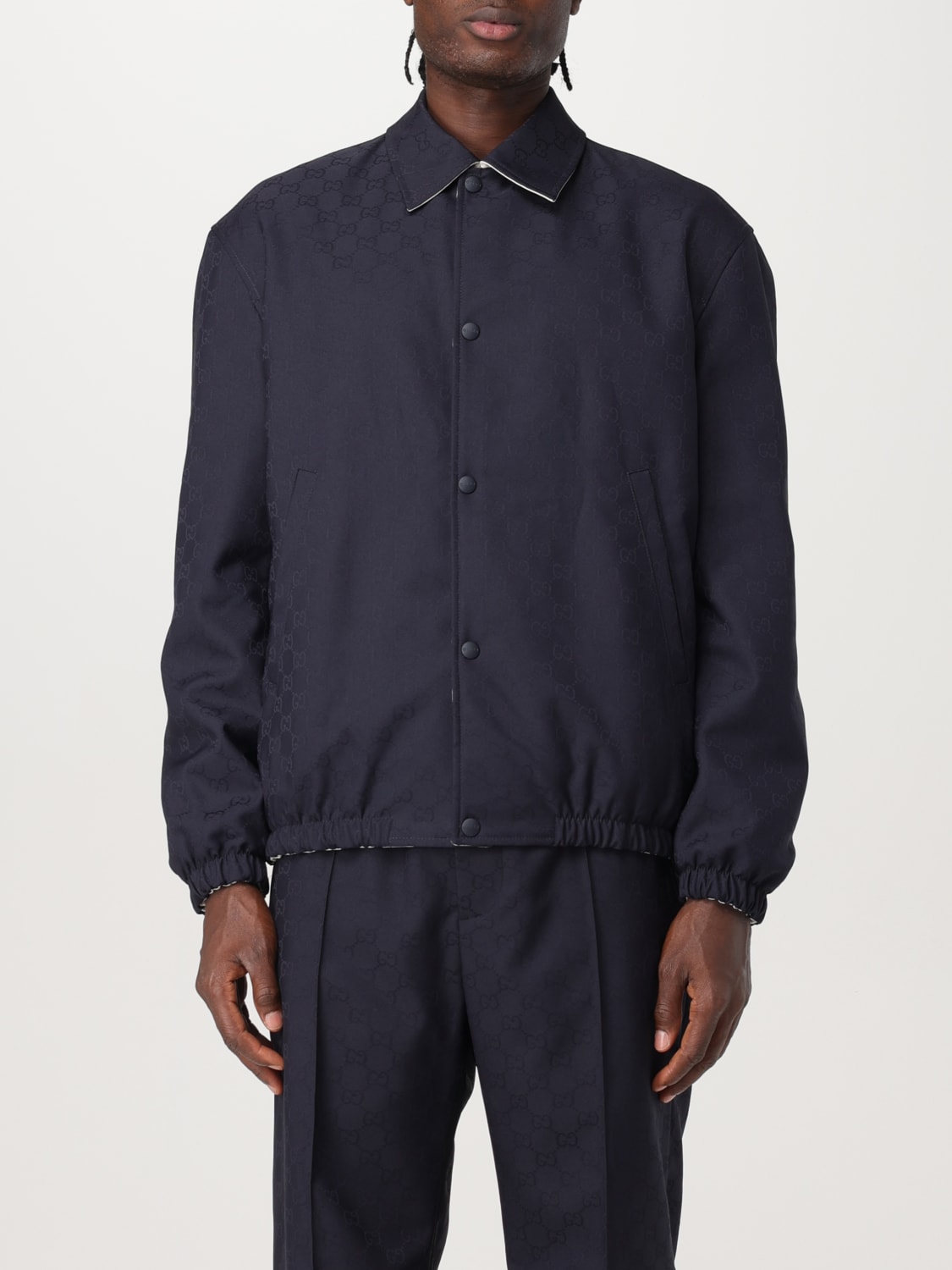 GUCCI JACKET: Gucci men's jacket, Navy - Img 1