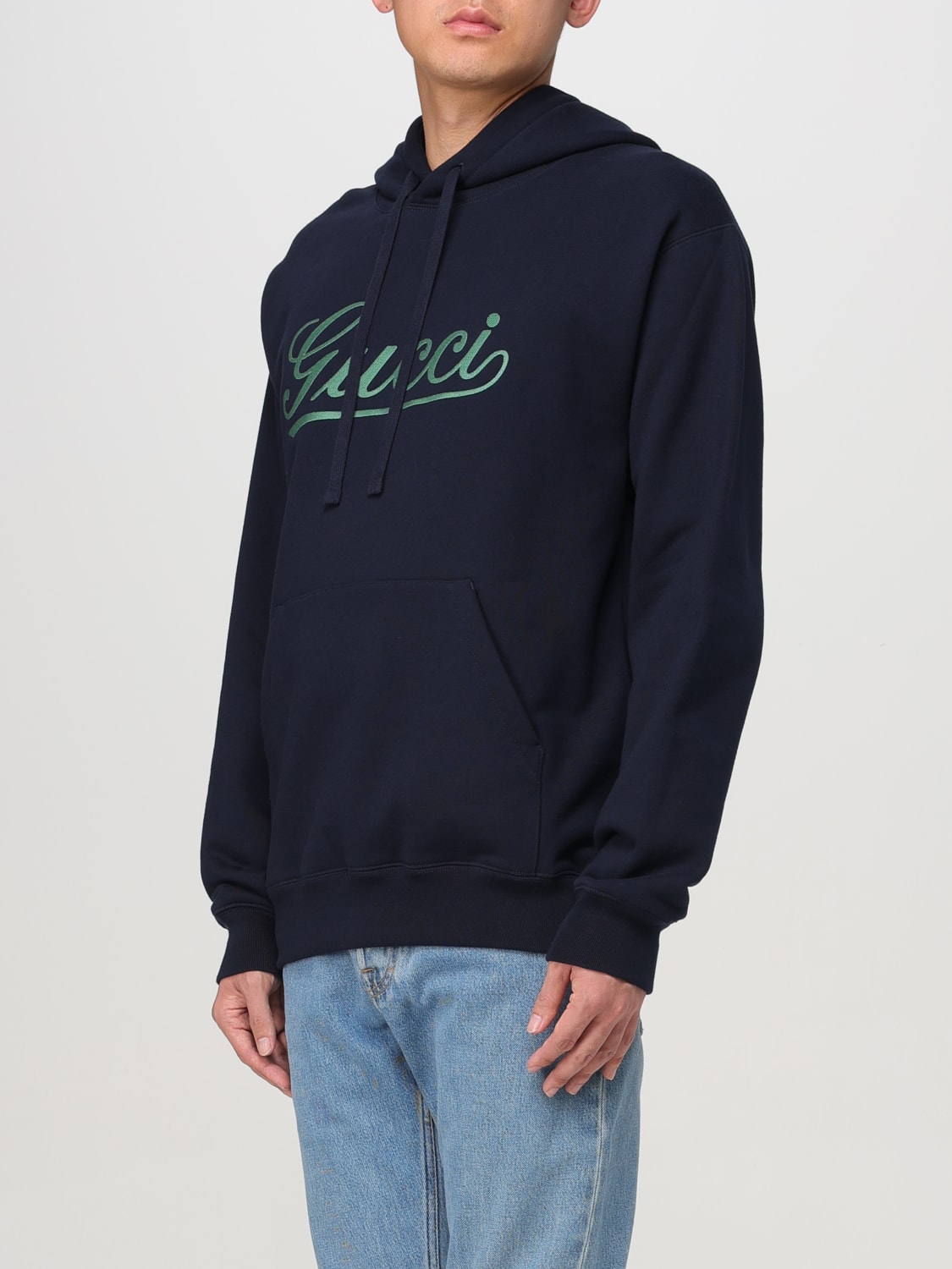 GUCCI SWEATSHIRT: Sweatshirt men Gucci, Navy - Img 4