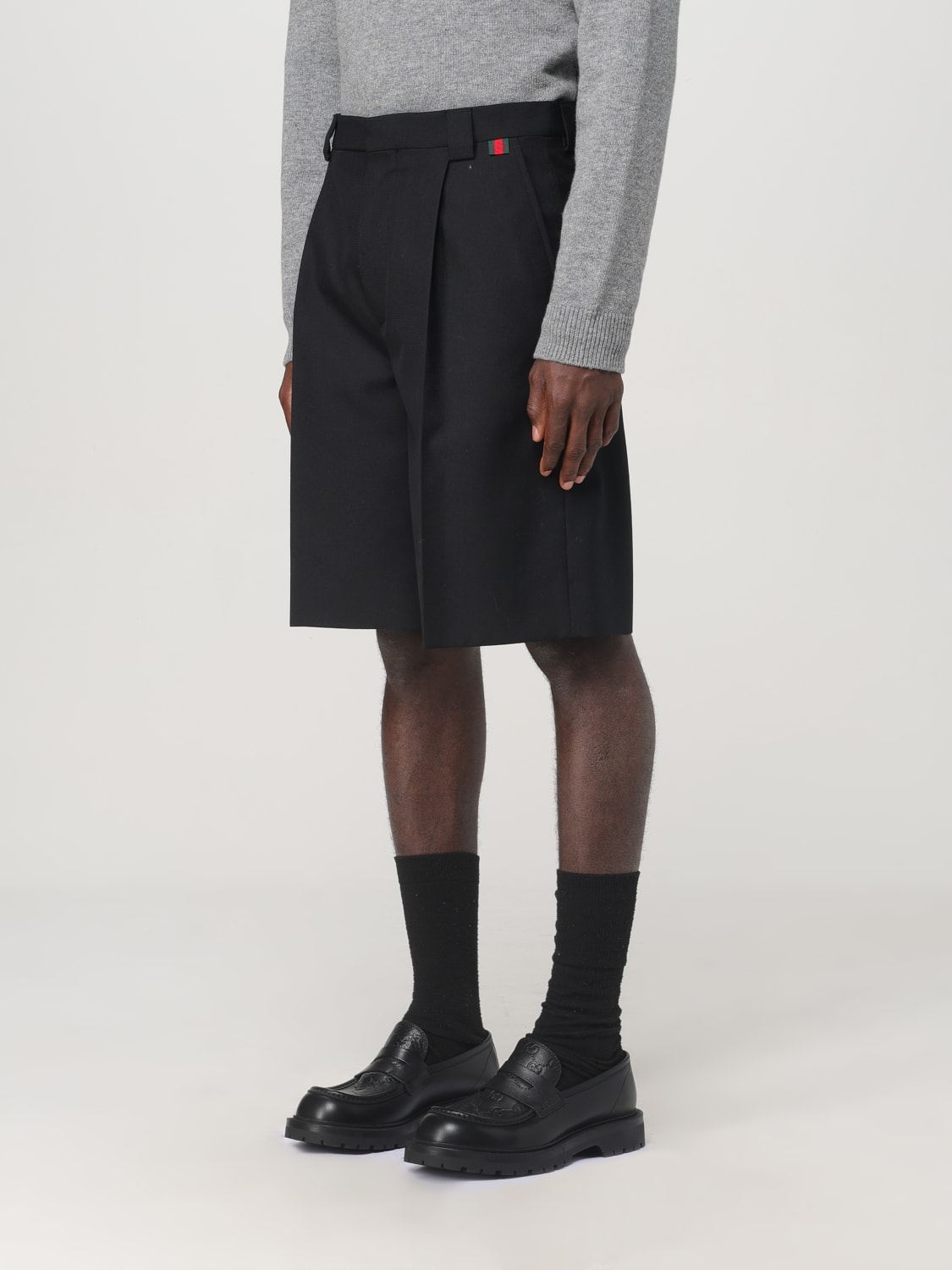 GUCCI SHORT: Short men Gucci, Black - Img 4