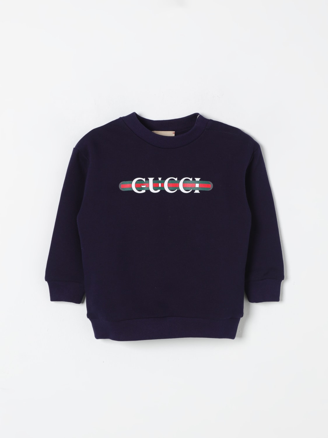 GUCCI 스웨터: 스웨터 남아 Gucci, 블루 - Img 1