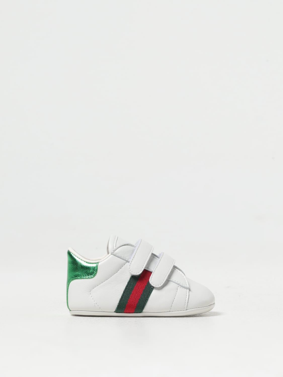 GUCCI Baby boys sneakers kids White Gucci baby boys sneakers 500852BKPT0 online at GIGLIO.COM