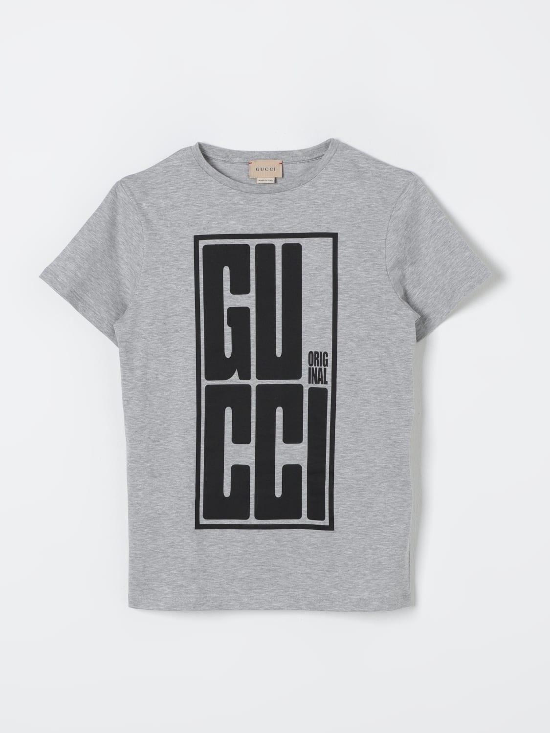 GUCCI: T-shirt kids - Grey | Gucci t-shirt 561651XJGN8 online at GIGLIO.COM