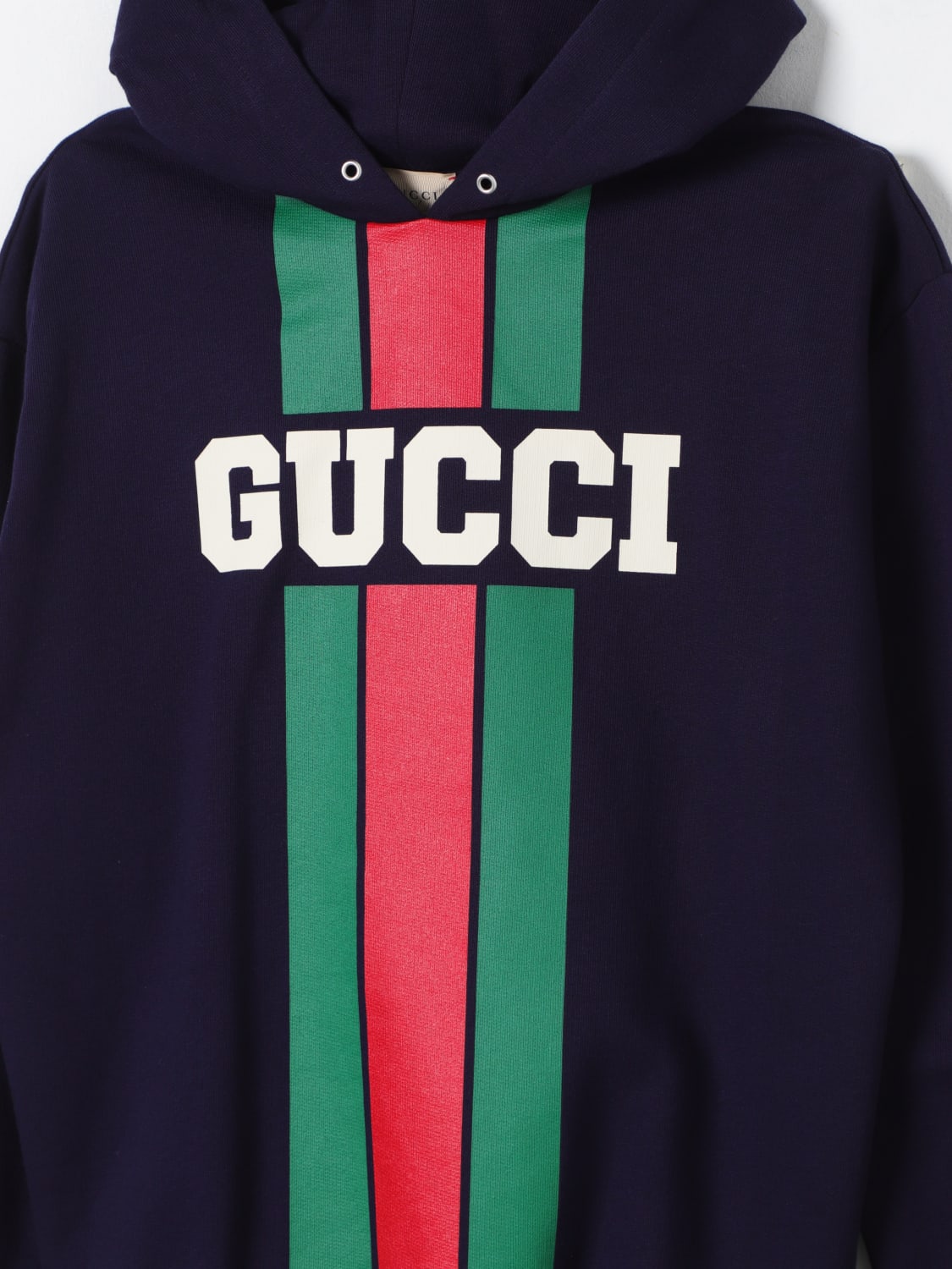 GUCCI SWEATER: Sweater kids Gucci, Blue - Img 3