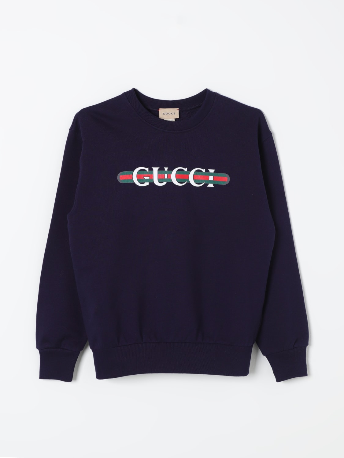 GUCCI：セーター ボーイ - ブルー | GIGLIO.COMオンラインのGucci セーター 793528XJGPJ