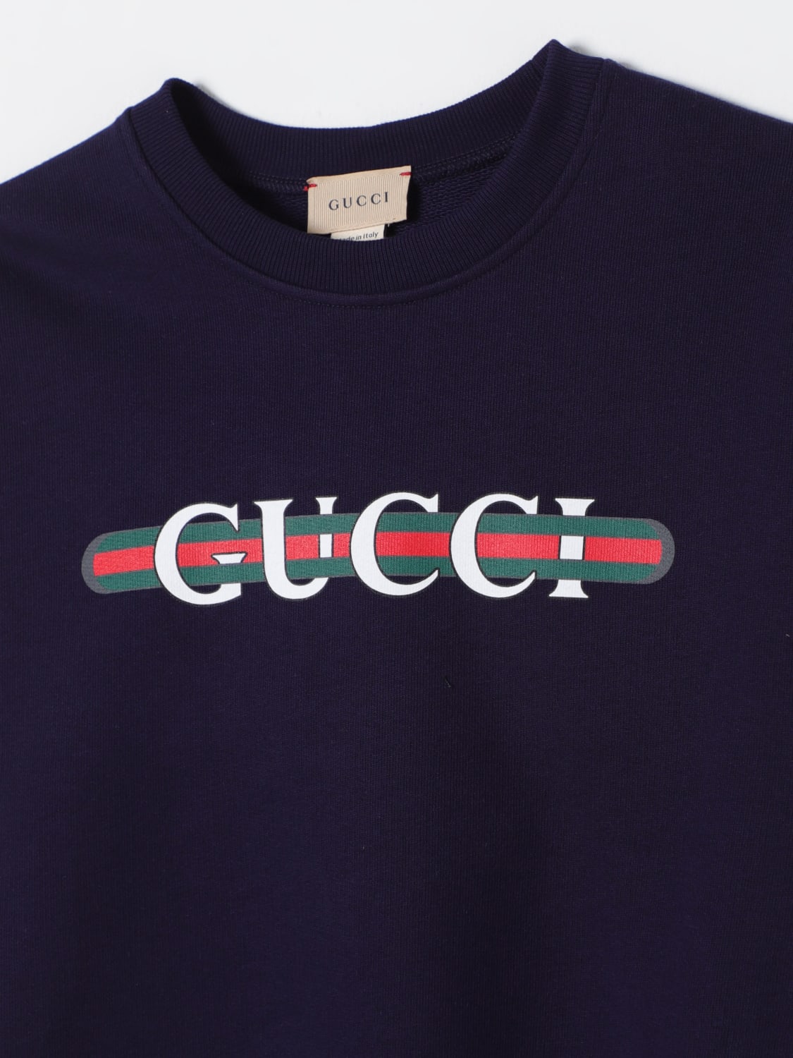 GUCCI SWEATER: Sweater kids Gucci, Blue - Img 3