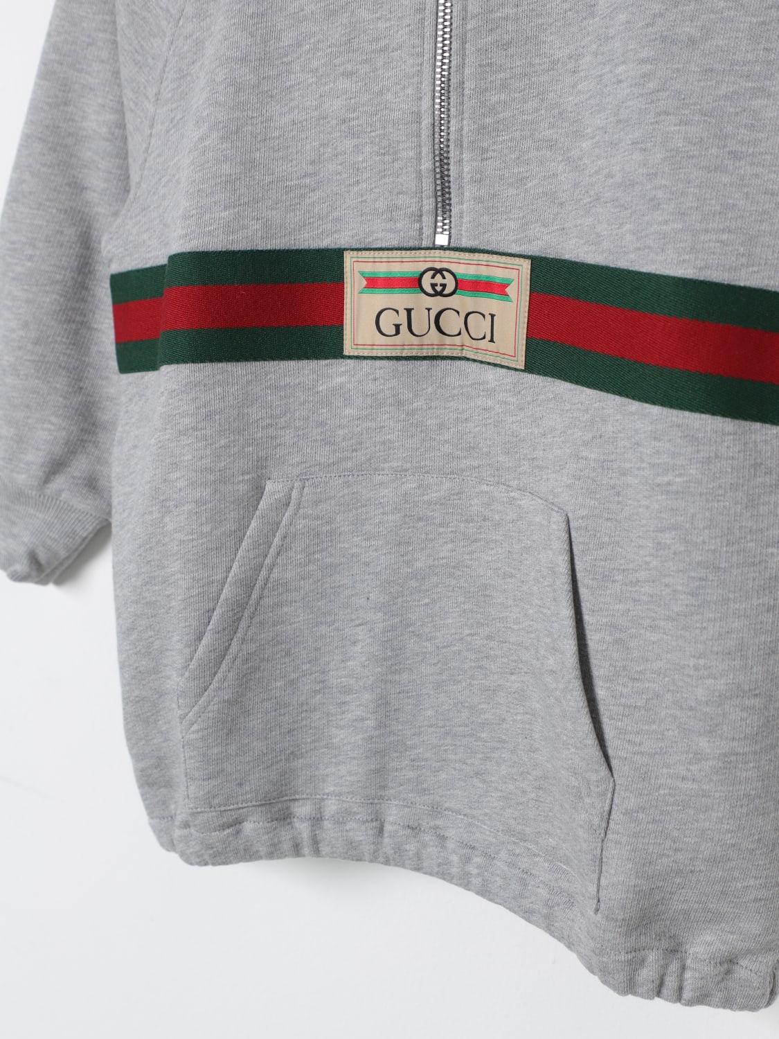 GUCCI SWEATER: Sweater kids Gucci, Grey - Img 3