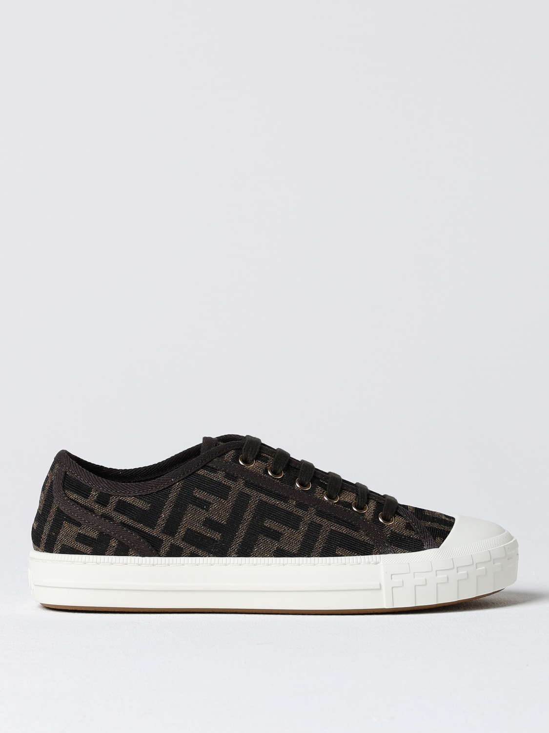 Giglio Sneakers Fendi in tessuto con monogram FF jacquard