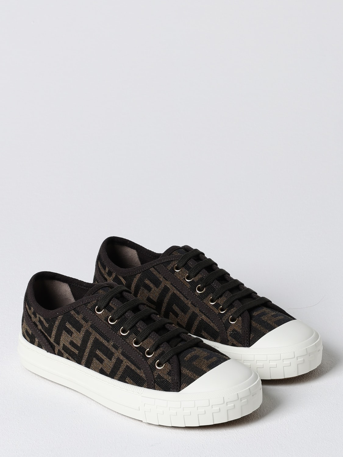 FENDI SNEAKERS: Sneakers woman Fendi, Tobacco - Img 2