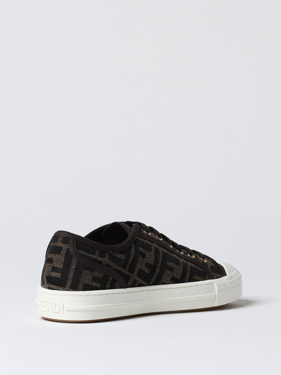 FENDI SNEAKERS: Sneakers woman Fendi, Tobacco - Img 3