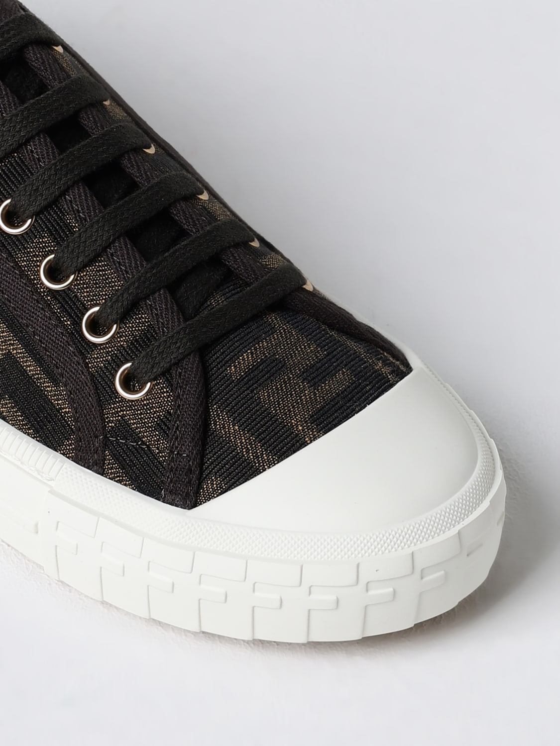 FENDI SNEAKERS: Sneakers woman Fendi, Tobacco - Img 4