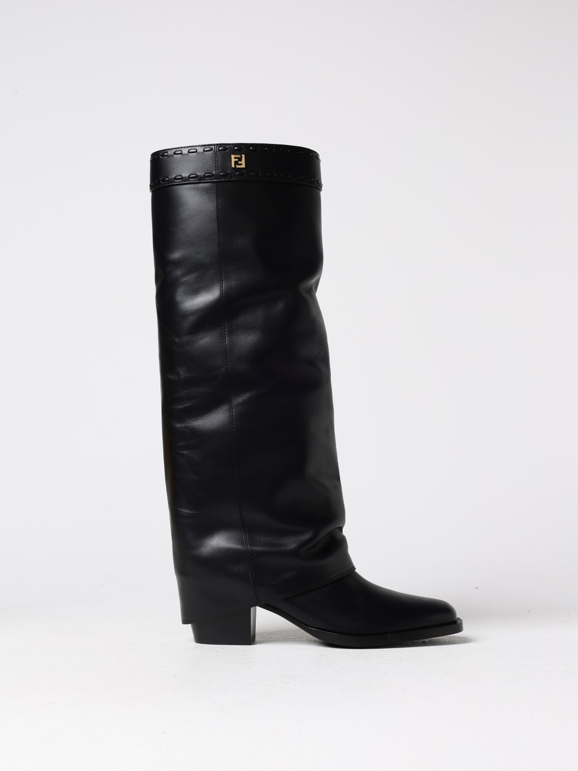 FENDI BOOTS: Shoes woman Fendi, Black - Img 1