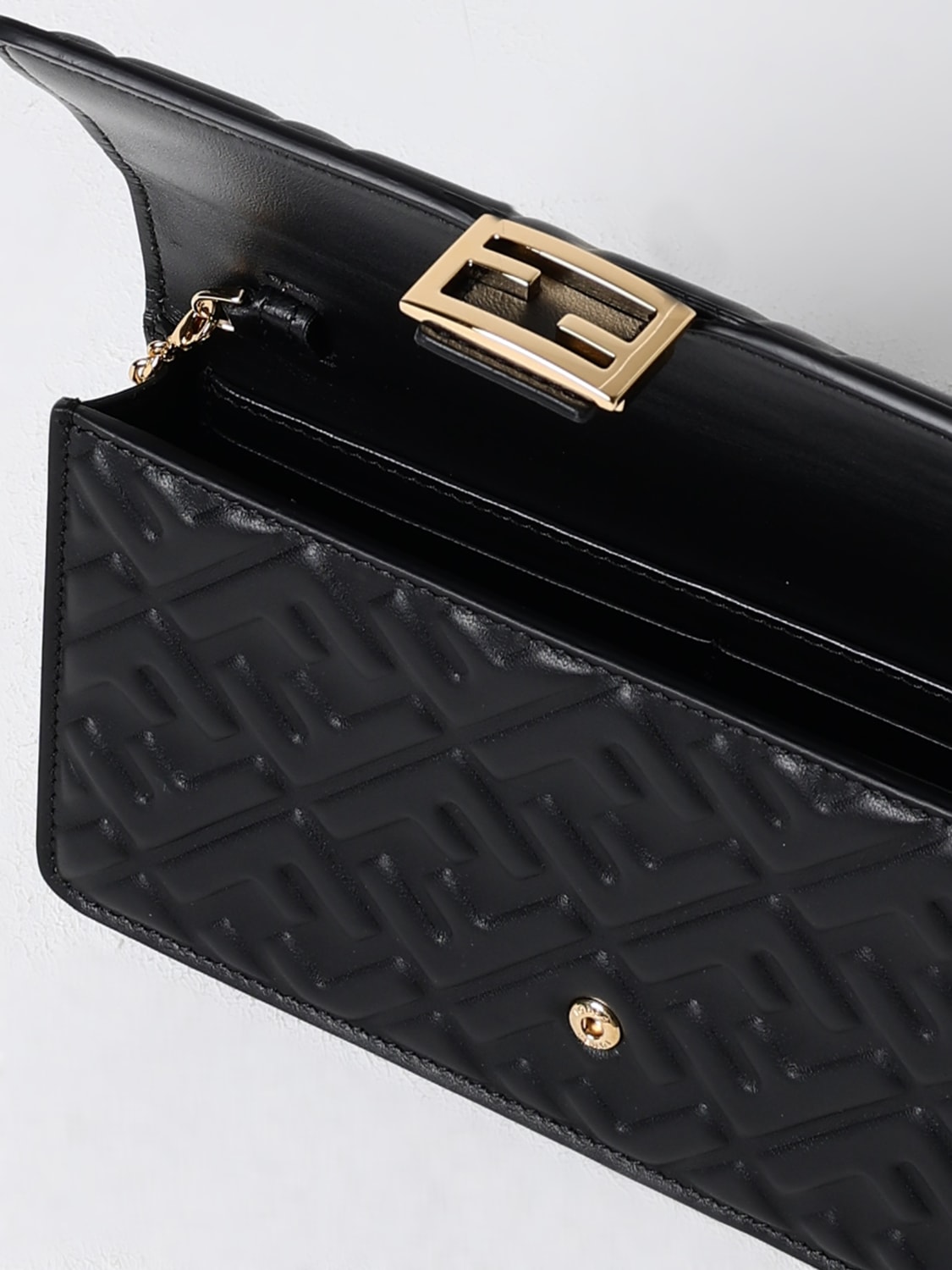 FENDI MINITASCHE: Schultertasche damen Fendi, Schwarz - Img 5