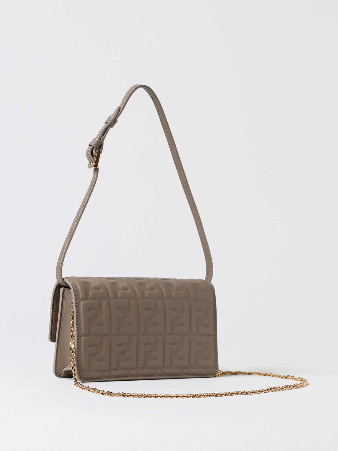 FENDI: Shoulder bag woman - Beige | Fendi mini bag 8M0498AAJD online at  GIGLIO.COM