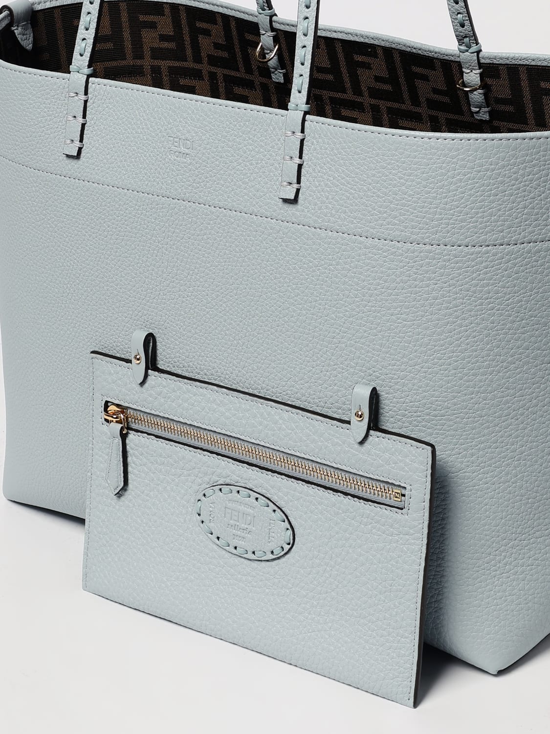 FENDI SHOULDER BAG: Shoulder bag woman Fendi, Blue 1 - Img 4